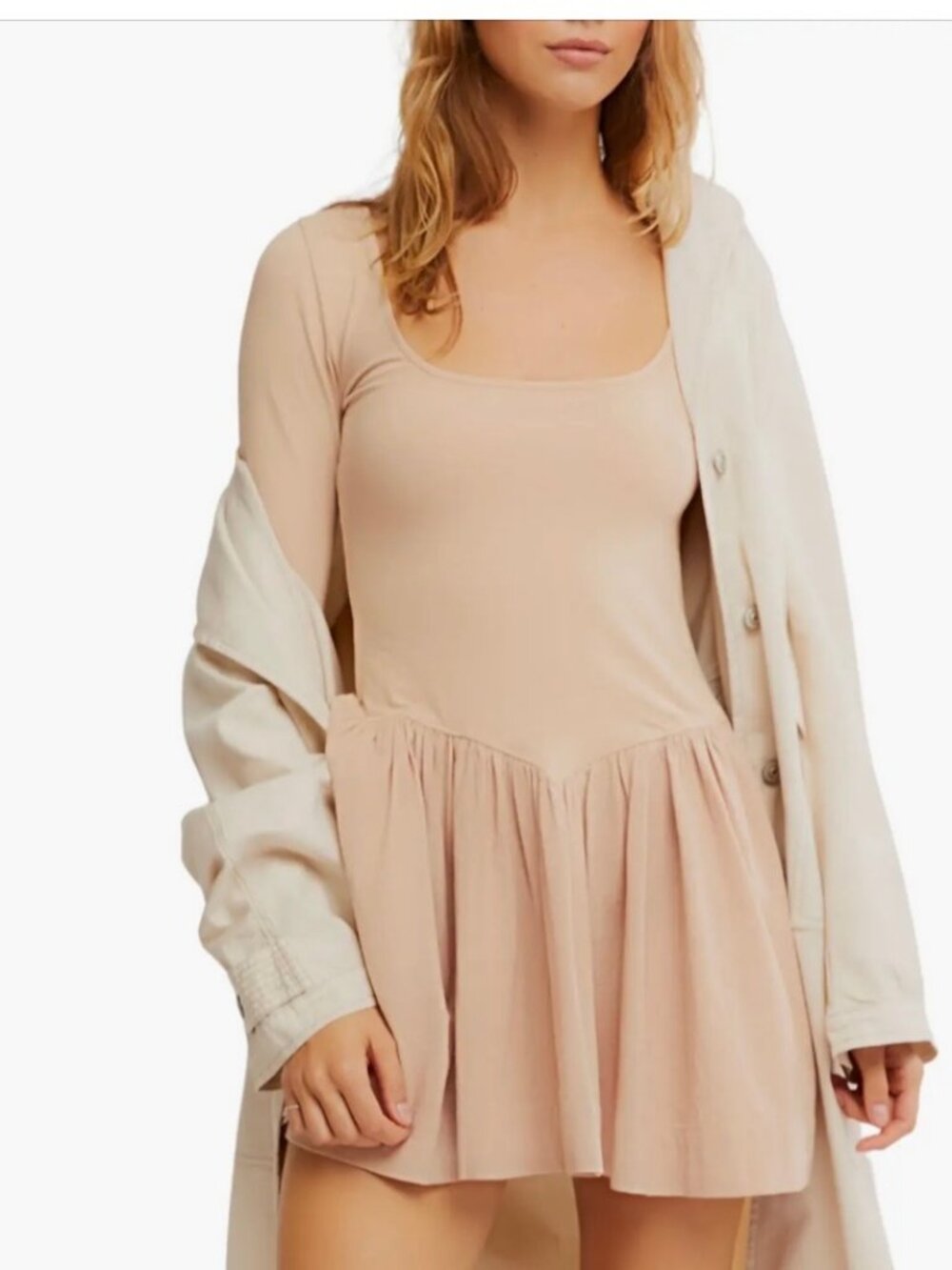 161. Free People onda mini dress